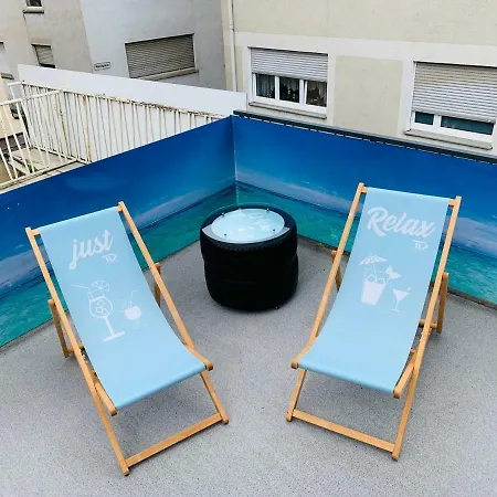 דירה Schoenes Terrasse 2p. Stadtnah Wlan *
